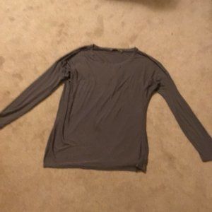 ATHLETA black womens athleta Long sleeve shirt size L
